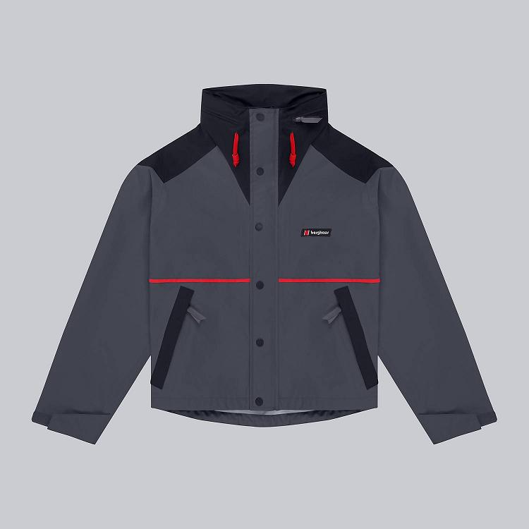 Dámska Nepremokavá Bunda Berghaus Gore Tex Mayeurvate Čierne Siva Slovensko 0562AUXWF